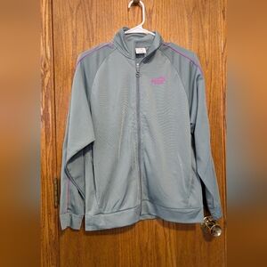 Puma Gray Jacket with Purple Highlights